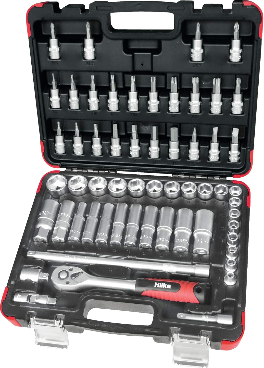 Hilka 02385802 58pce 3/8-inch Drive Socket Set, Variety Pack