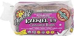 Food For Life Flourless Sprouted Grain Bread, Cinnamon Raisin, 24 oz (Frozen)