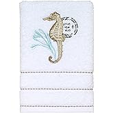 Avanti Linens - Hand Towel, Soft & Absorbent Cotton, Farmhouse Inspired Bathroom Decor (Farmhouse Shell Collection)