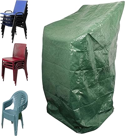 ADEPTNA Heavy Duty Patio Stacking Chair Cover, Weather Resistant Protection
