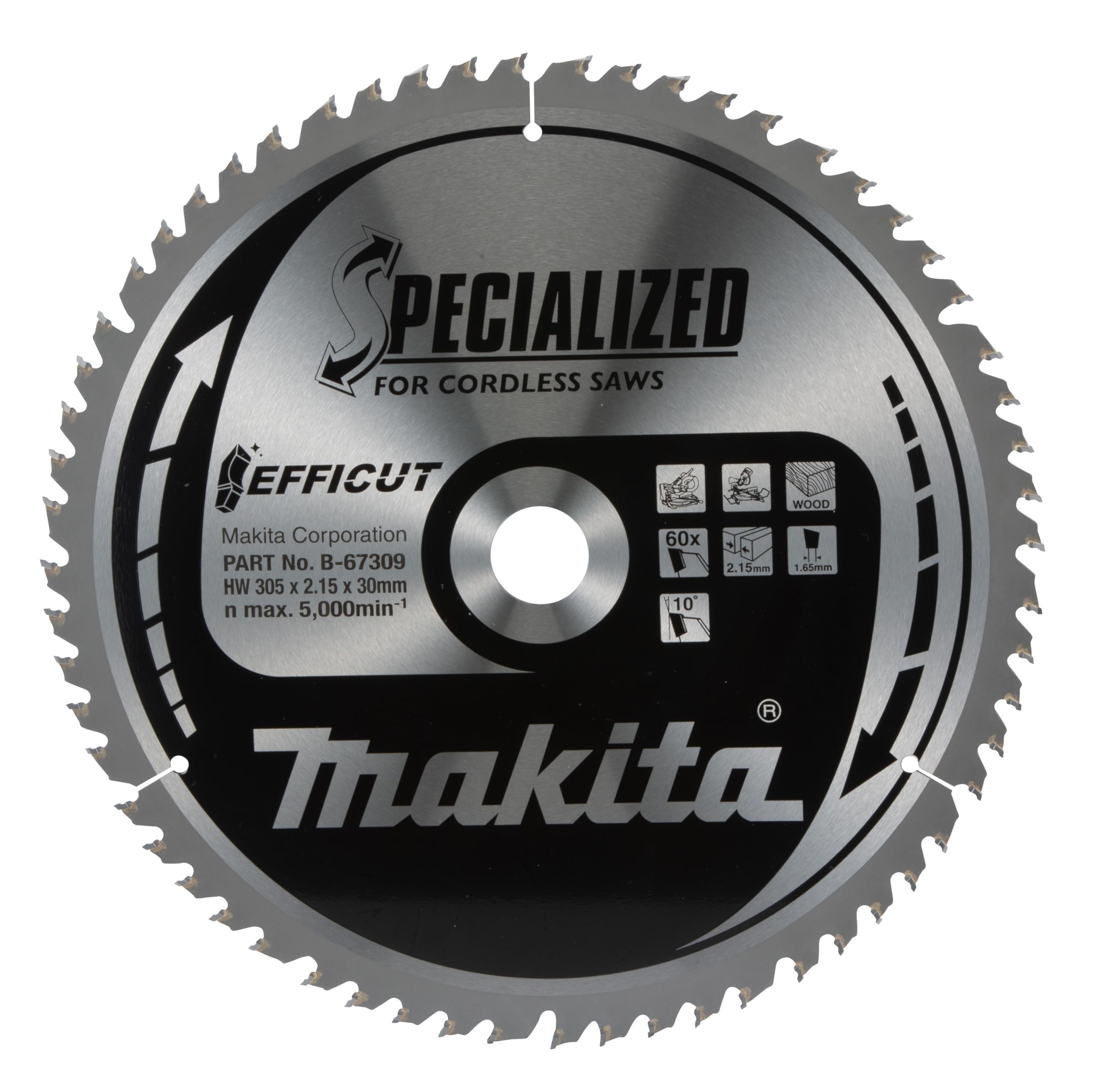 Makita B-67309 TCT Efficut Saw Blade 305x30x60T