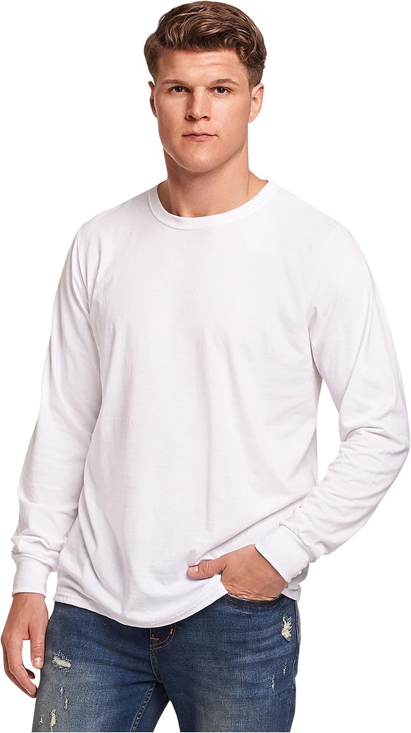 russell athletic men's essential long sleeve tee