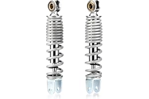 SUNQIAO PW50 Shock, PW50 Rear Shocks for yamaha PW50 PY50 PEEWEE 50CC Kid Bikes 200mm Shock Absorber (Silver)
