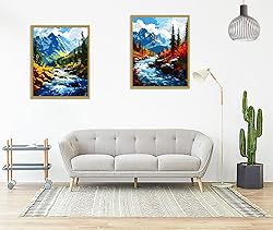 Yunnuo Paint by Numbers Kit DIY Abstract
