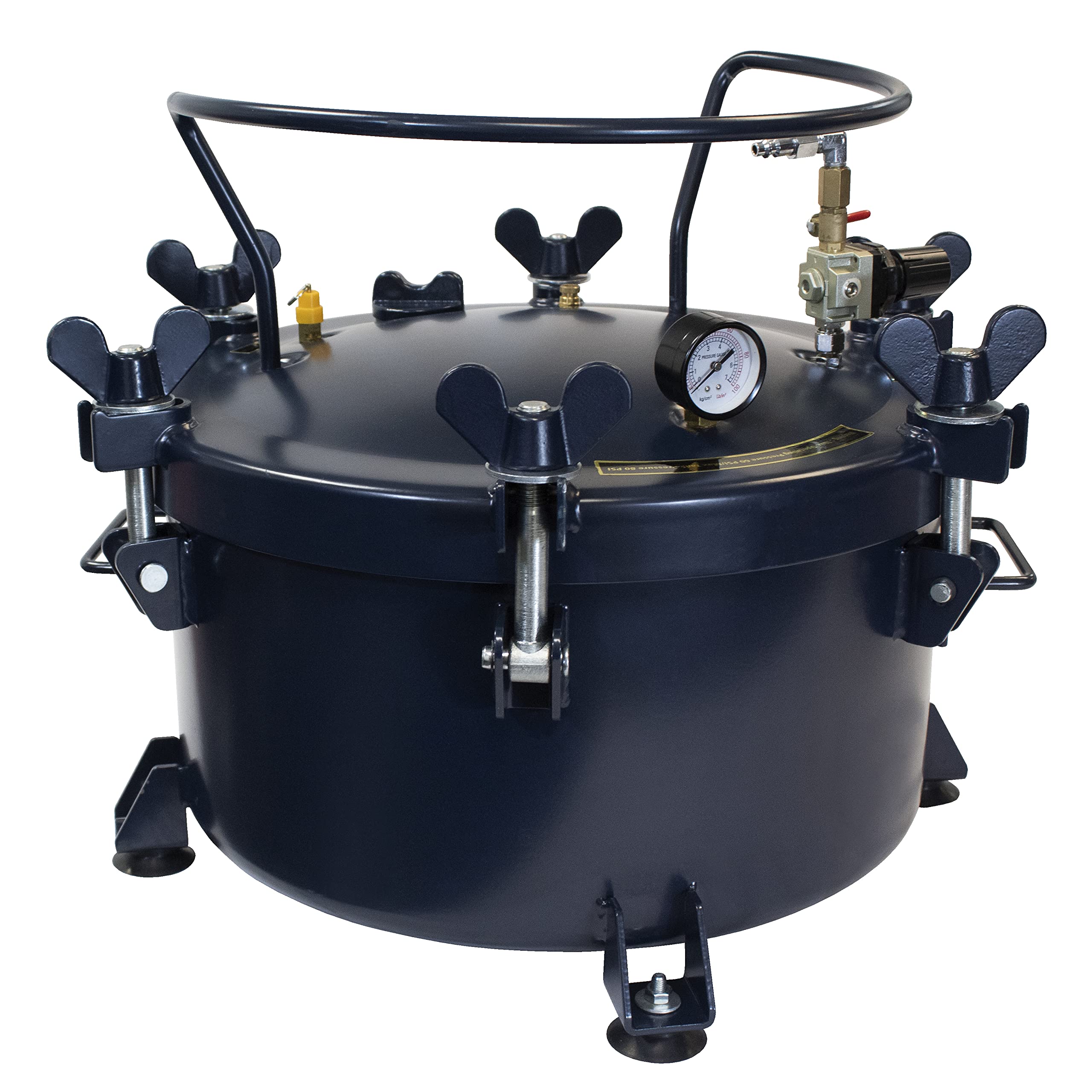 California Air Tools 1810C 10 Gallon Pressure Pot for Epoxy Resin Casting, Coated Steel Tank, Portable