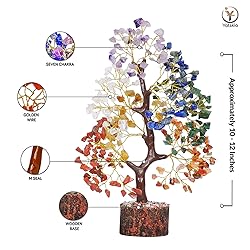 YATSKIA 7 Chakra Tree of Life, Crystals and Healing