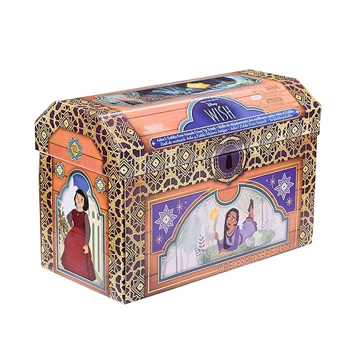 Disney's Wish Asha & Dahlia Dress Up Trunk, Best Friends Role Play Set,  Fits Sizes 4-6X [Amazon Exclusive] in Saudi Arabia