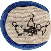 TonGass Microfiber Ultra Dry Bowling Grip Ball | Microfiber Bowling Grip Bag, Bowling Powder Bag for Hands Use, Blue &amp; Grey
