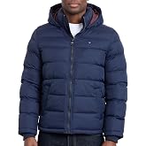 Tommy Hilfiger Men's Down Alternative Hooded Puffer Jacket (Standard and Big &amp; Tall)