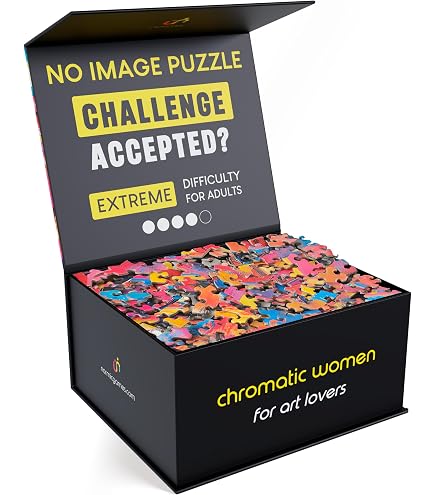 normic - NO Image Puzzle 1000 Irregular Pieces Without Template