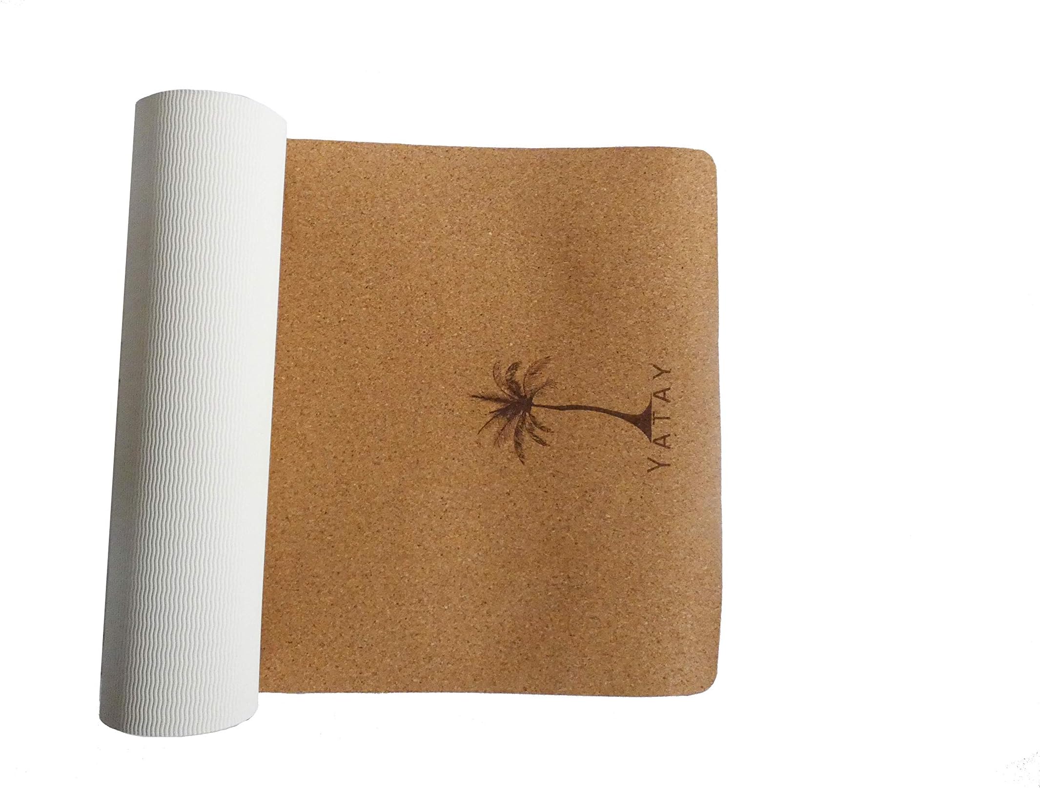 Yatay Cork Yoga Mat. Eco Friendly 5mm Thick SGS Certified, Non-Slip Extra Large Yoga Mat. 188 cm x 68 cm