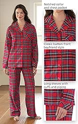 PajamaGram Womens Pajama Sets - Christmas
