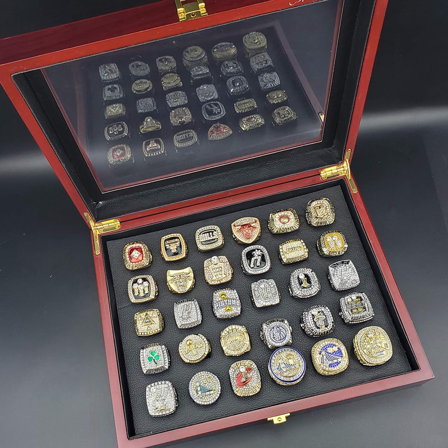Championship Rings Basketball 30Piece Set 19902019 Champions