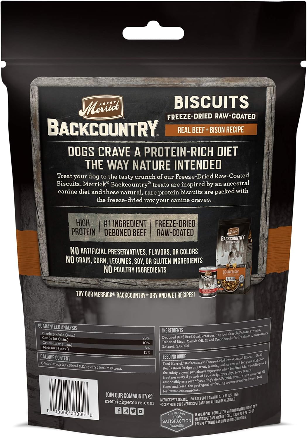 merrick freeze dried treats