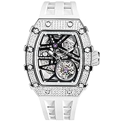 TSAR BOMBA Men's Automatic Watch Tonneau Luxury