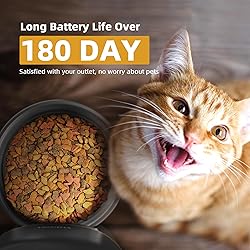 Yuposl Automatic Cat Feeders - 2 Packs 2L/4L Cat