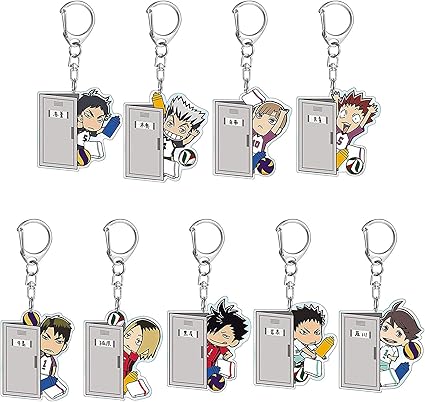 Amazon Co Jp アニメハイキュー キーホルダー 6点セット フィギュア かわいい 人形 人気 アニメ 萌えグッズ かわいい アクセサリー アニメ ペンダント アクリルキーチェー バッグ 携帯 飾り コスプレ 小道具 プレゼント ギフト ホーム キッチン