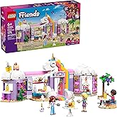 LEGO Friends Unicorn Dream Café Building Toy for Girls & Boys - Pretend Play Set for Kids, Ages 6+ - W/Paisley, Aliya, & Iza 
