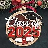 NewEleven Graduation Gifts - Graduation Ornaments Class of 2025 Gift for Her, Him, Friend - University, College Gifts from Family, Friends - Christmas Ornament