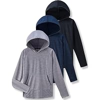 Real Essentials 4 Pack: Women's Dry-Fit Long-Sleeve Tie Back Athletic Workout T Shirt Available In Plus Size