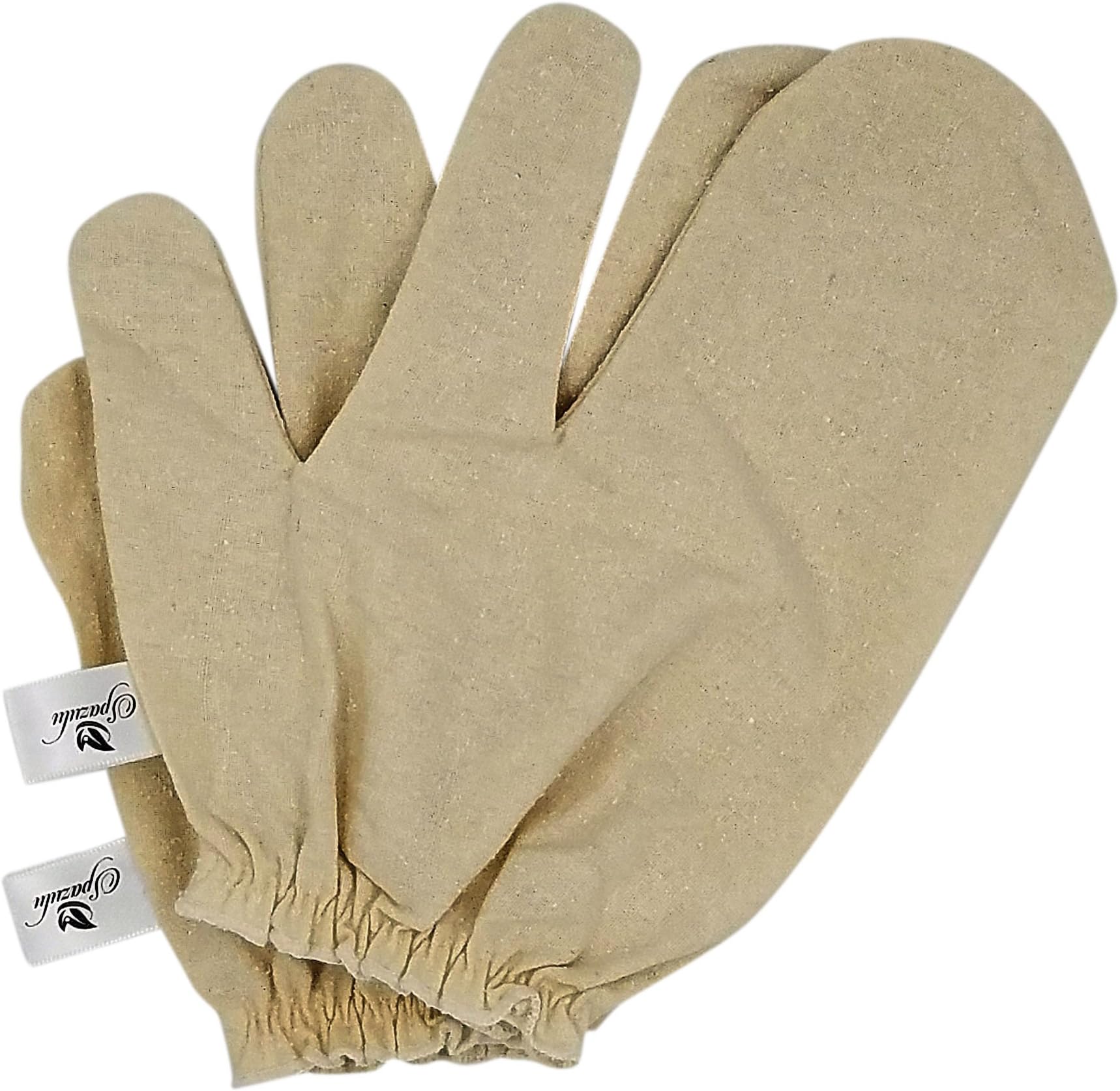Raw Silk Massage Gloves for Dry Brushing, Exfoliation and Garshana