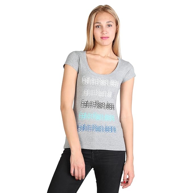 maglia a maniche corte calvin klein