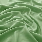 VACVELT Sage Green Chiffon Fabric by The Yard, 1 Yard, 60 Inch | Pure Polyester Chiffon, Pre-Cut Fabric, Sheer Lightweight, For Wedding Draping Dress Sewing DIY, Machine Washable