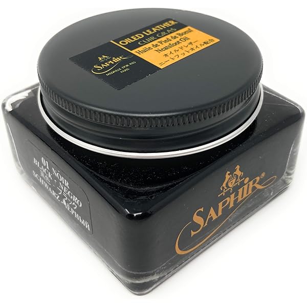 Amazon.com: Saphir Medaille d'Or Black Oiled Leather Cream