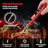 ThermoPro Digital Food Thermometer Probe IPX6 Waterproof Foldable Backlit view 2