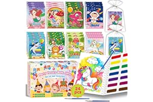 Kalysky 24 Set Water Coloring Books for Kids 4-8, Party Favors for Kids 3-5 8-12, Bulk Mini Coloring Books, Birthday Party Gi