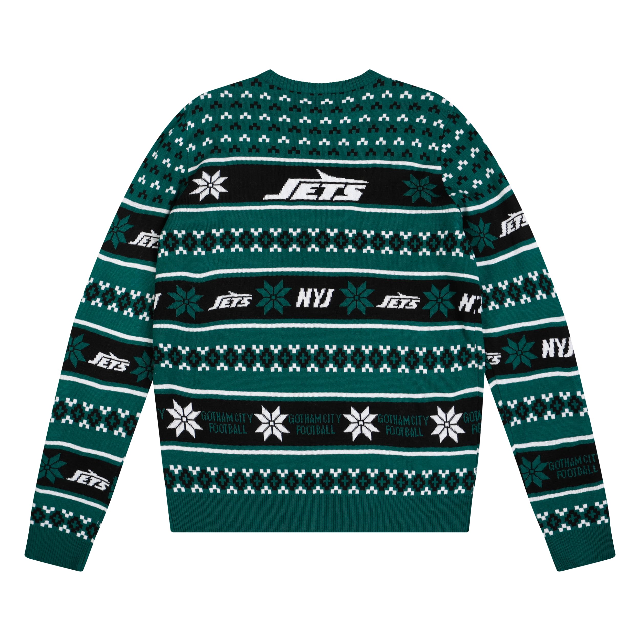 FOCO Standard NFL Big Logo Ugly Sweater, Team Color