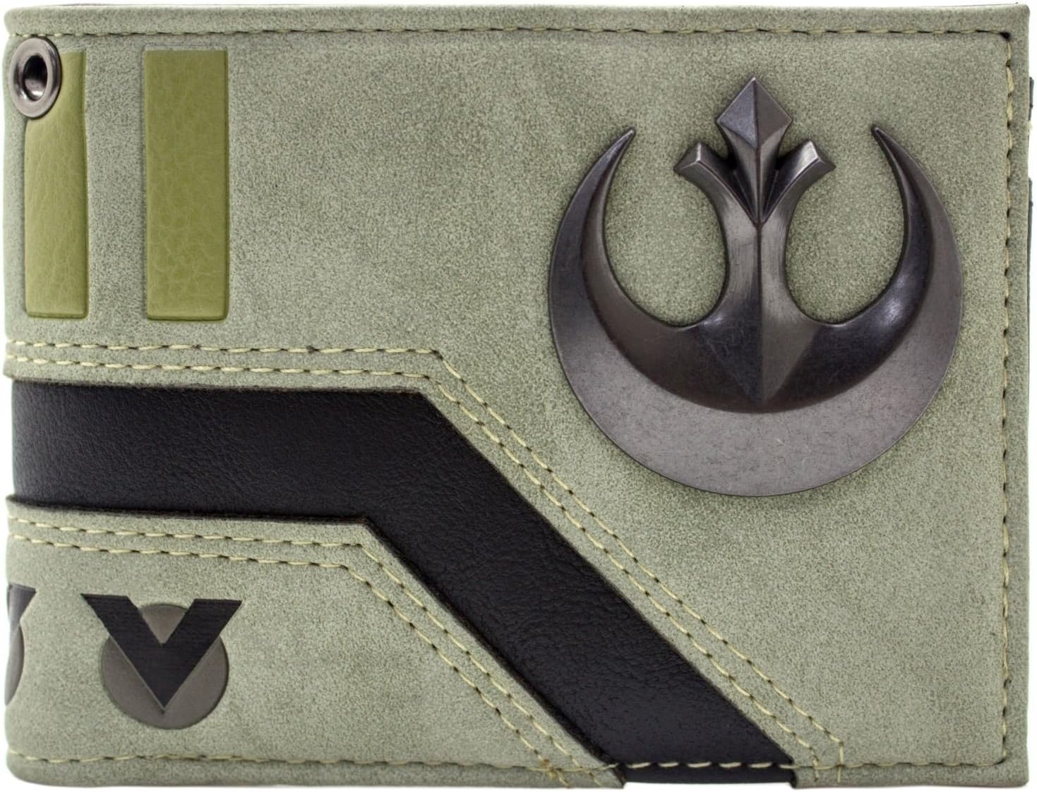 The Last Jedi Bi-Fold Star Wars Rebel Alliance Badge ID and Card Wallet Grey