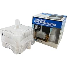Lifegard Aquatics Mini-Bubble Filter for Small Aquariums up to 10 Gallon