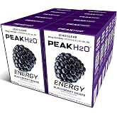 PeakH20 Electrolytes Powder Hydration Packets | Blackberry | 72 Servings | Sugar Free Water Flavor Packets for Workout Recovery