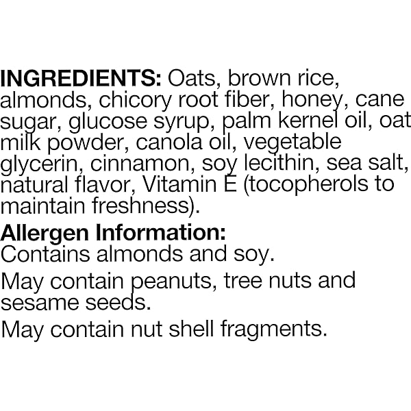 KIND BREAKFAST CEREAL BARS, CINNAMON WITH ALMONDS, HEALTHY SNACKS, GLUTEN FREE, 100% WHOLE GRAINS, 3G PROTEIN, 6 COUNT
