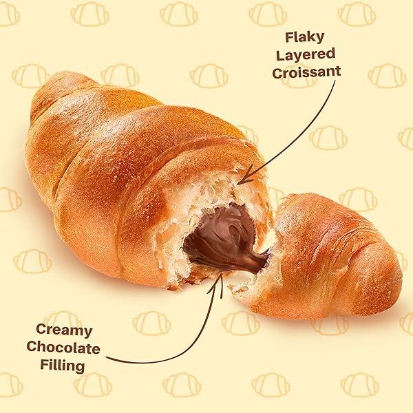 7DAYS SOFT CROISSANT, CHOCOLATE CROISSANT, BREAKFAST PASTRY, INDIVIDUALLY WRAPPED ON THE GO SNACK, NON-GMO