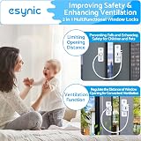 eSynic 10 Pcs Window Restrictors for UPVC Wood Aluminium Windows view 4