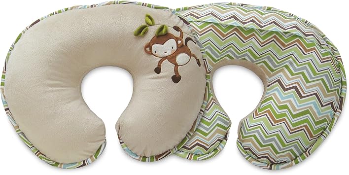 Boppy Pillow With Luxe Slipcover Monkey Amazon Ca Baby