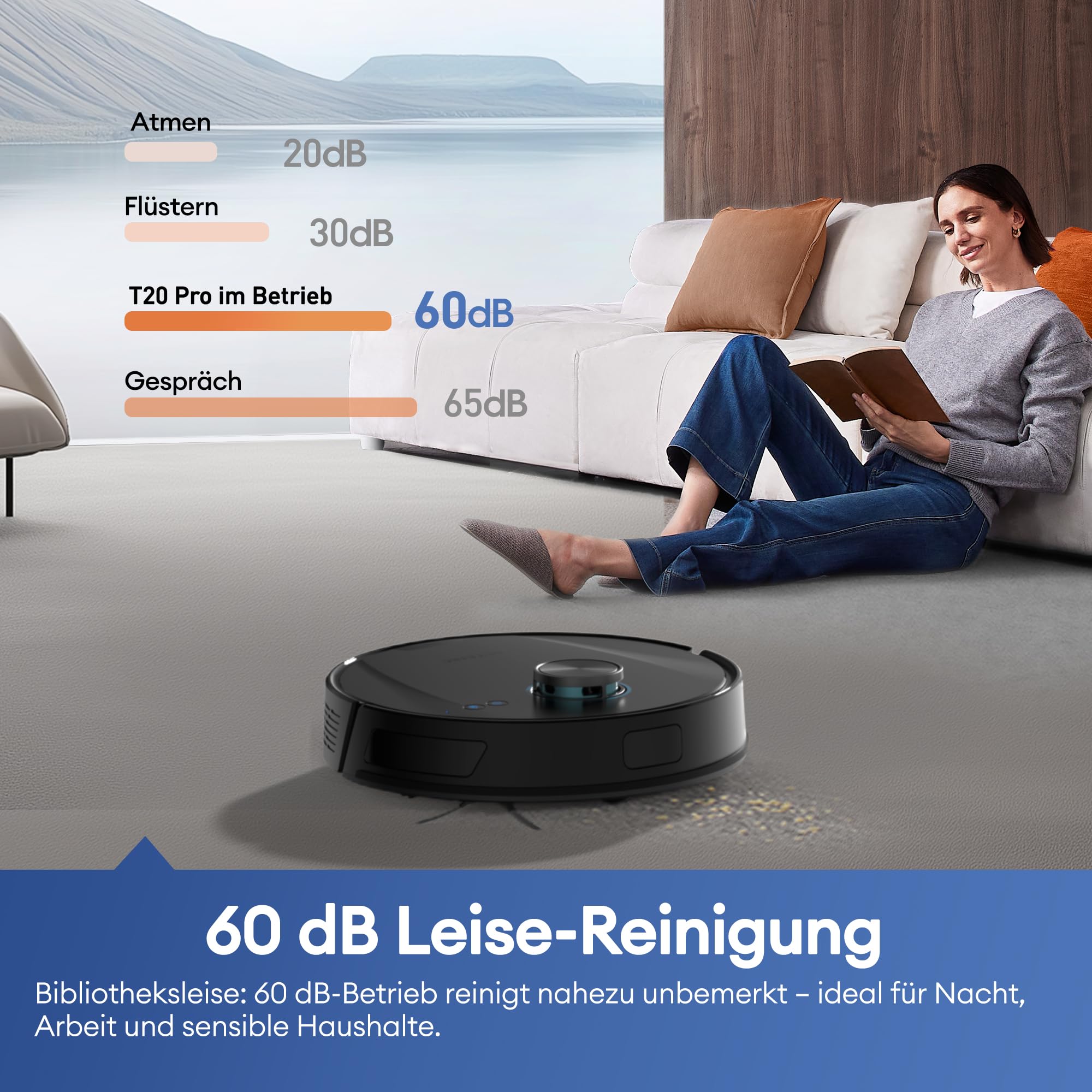 Ultenic Saugroboter mit Wischfunktion, 10000Pa 200Min Staubsauger Roboter mit Absaugstation 3,5L, LiDAR Navigation, 4-in-1 Saug und Wischroboter für Teppich Tierhaare Böden, APP Steuerung 6