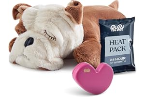 PITPET Heartbeat Plush Dog Toy - Heartbeat Helps for Dog Anxiety Relief and Calming Aid - Stuffed Dog Toys with Disposable Heat Pack - Comfort Toy for Puppy Dogs Cats Pets -Plush Toys for Dogs.