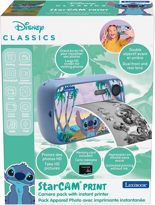 , Disney Stitch StarCAM Print Appareil Photo, DJ150DLXB