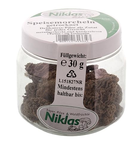 Niklas - Speisemorcheln getrocknet - 30g