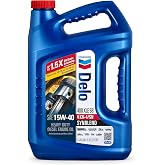 Delo 400 XLE Heavy Duty Synblend Diesel Engine Oil 15W-40, 1 Gallon, Pack of 1