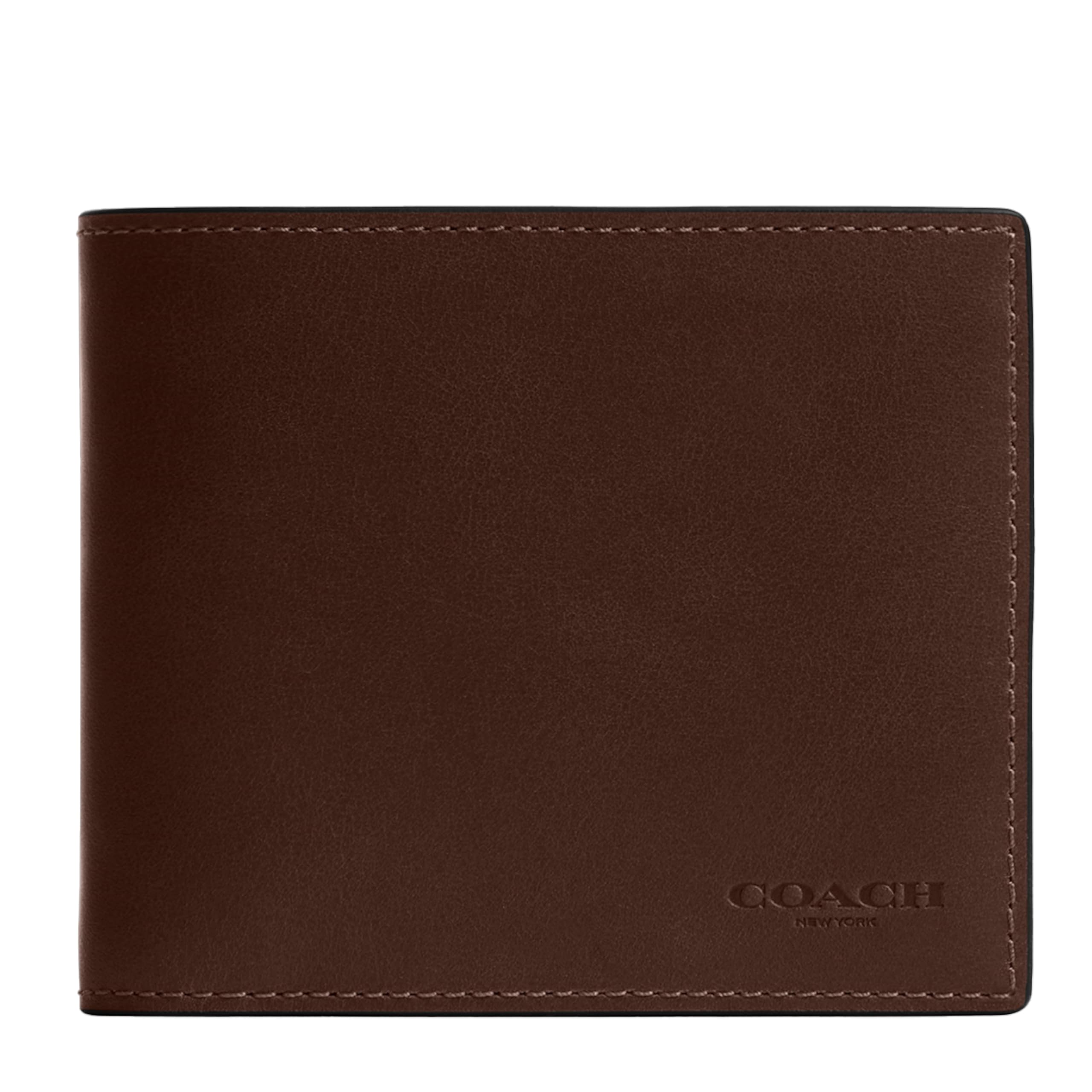 COACH Men’s 3-in-1 Wallet Billfold, Maple, One Size