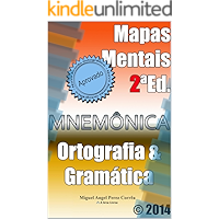 Mapas Mentais de Ortografia e Gramática: Não esqueça nunca mais! (Mnemônica Livro 2) (Portuguese Edition) book cover