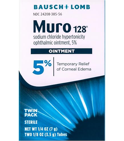 Amazon.com: Muro 128 Solution, Temporary Relief of Corneal Edema