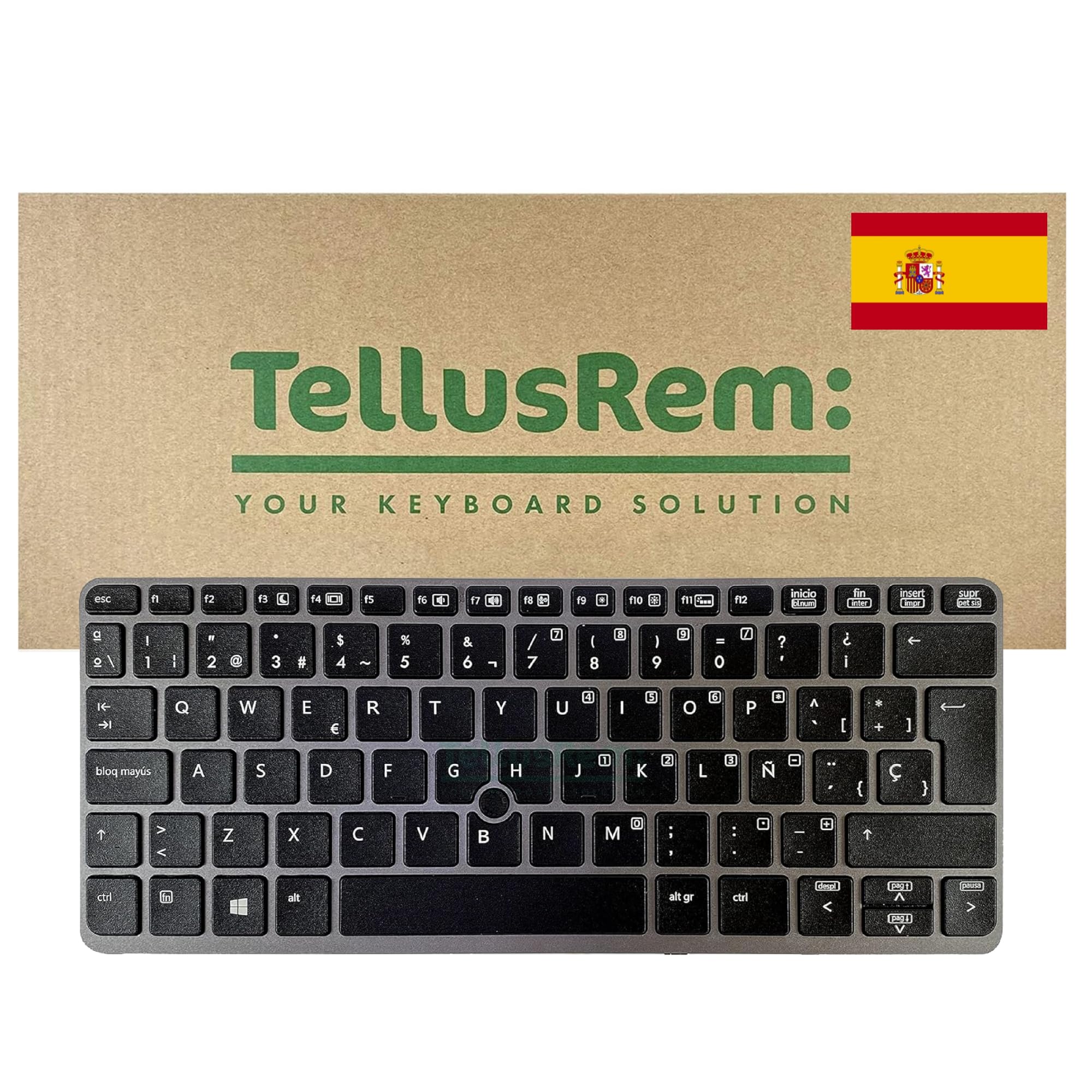 New replacement Spanish backlit keyboard for HP 720 G1, 720 G2, 725 G1, 725 G2, 820 G1, 820 G2