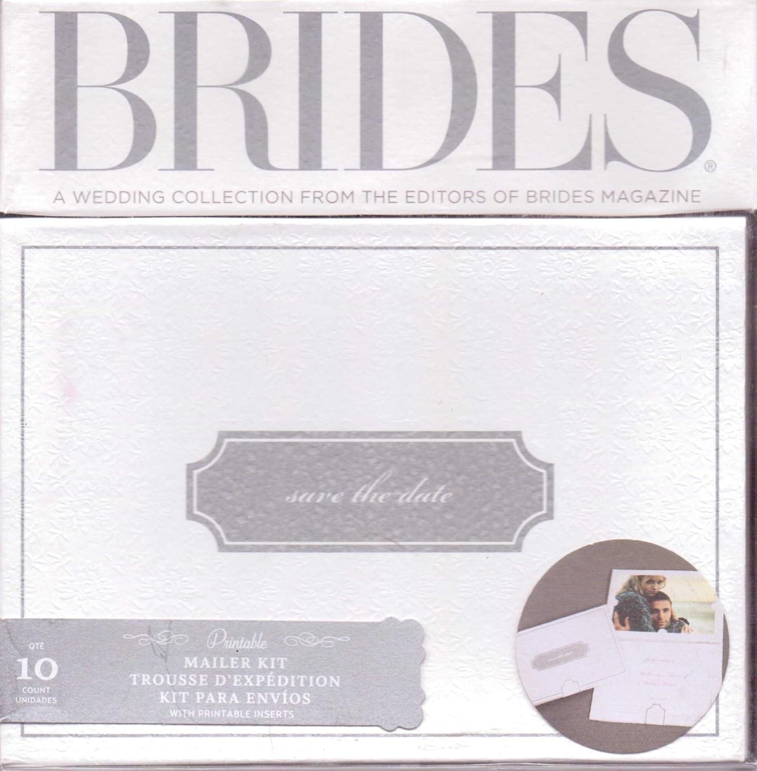 Brides Save The Date Printable Mailer Kit Qty 10
