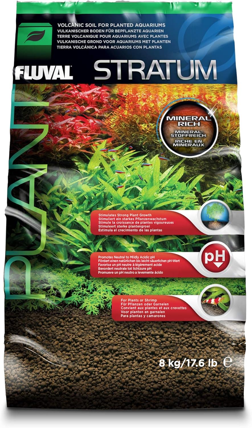 Fluval Substrate Plant & Shrimp, 8 kg Amazon.co.uk Pet Supplies
