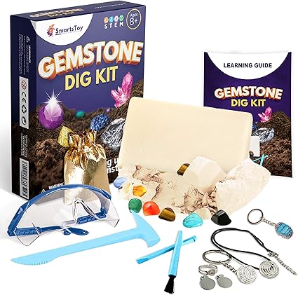 gemstone excavation kit science by me